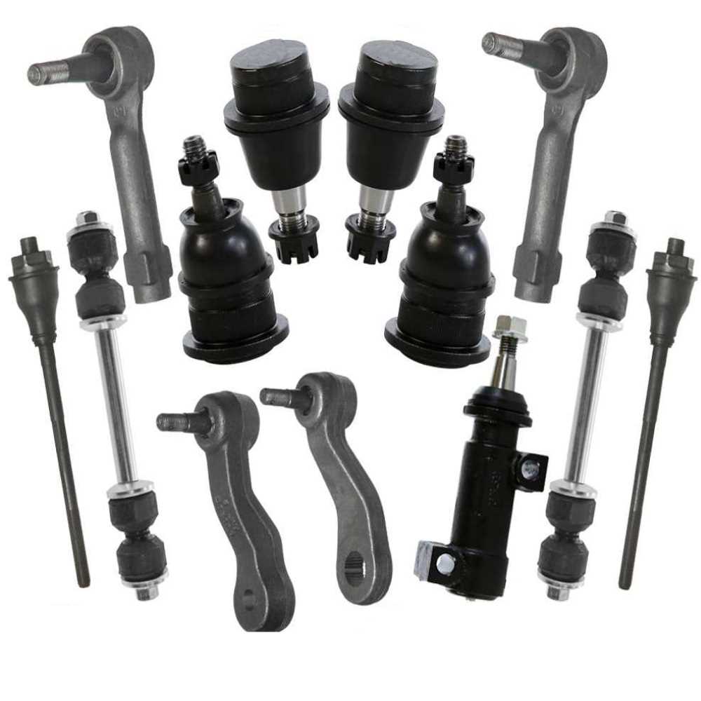 11pc Front Ball Joint Pitman Arm Tie Rod End Kit for 20012006