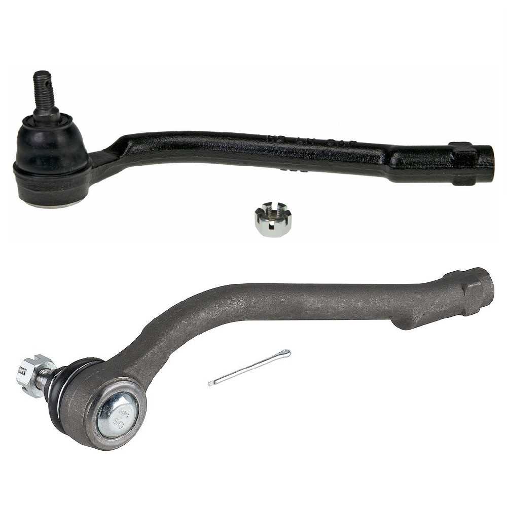 Right Outer Tie Rod End Pair for 20072012 Hyundai Elantra 20102013